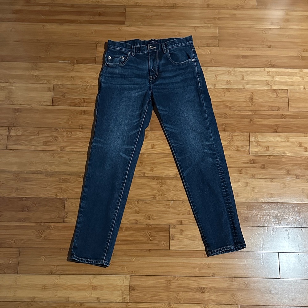 Proper Cloth Japanese Indigo Dark Wash Straight Leg Jeans 30 Men’s Premium Denim